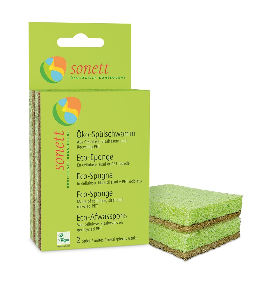 Öko-Spülschwamm, 2er Pack