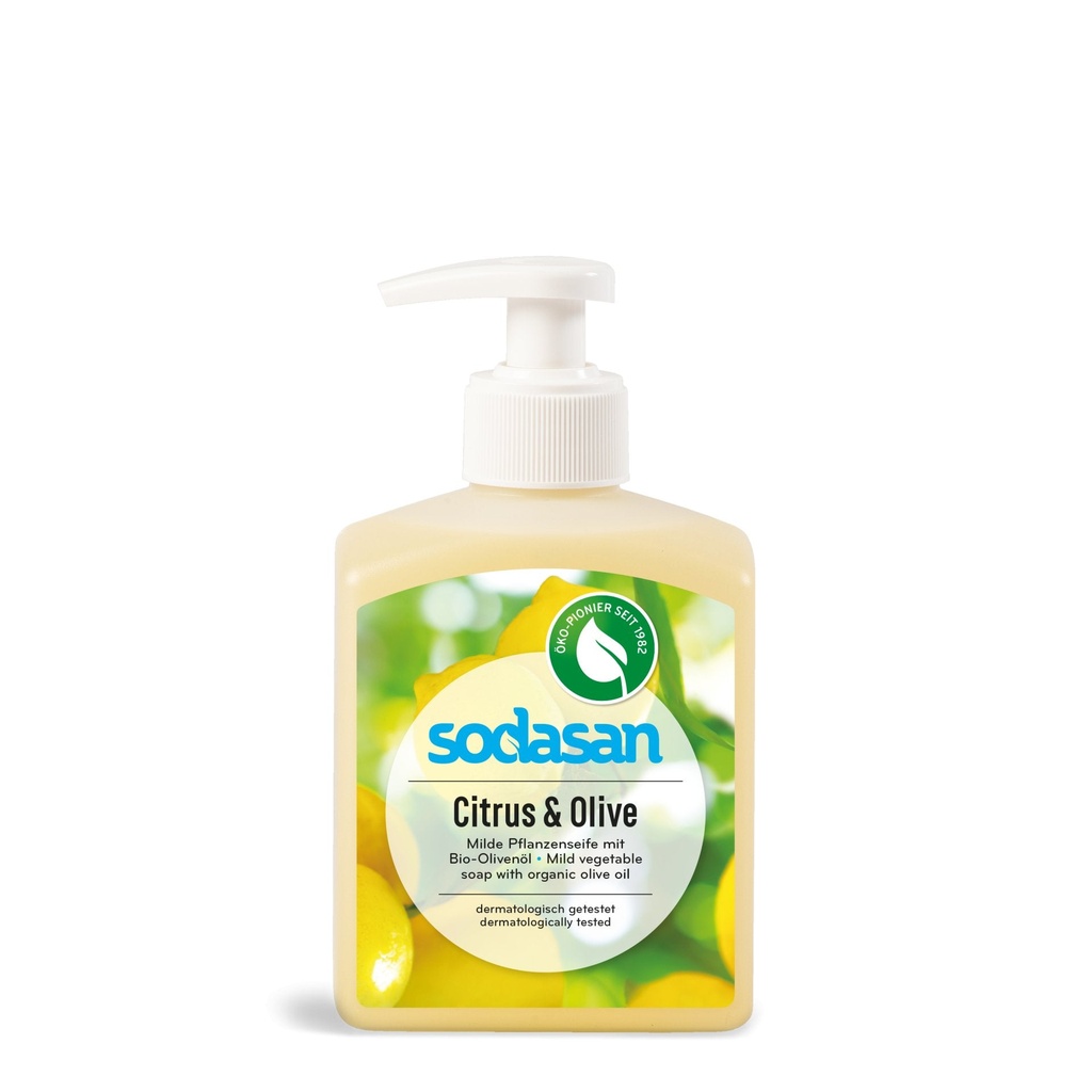 Bio Pflanzenseife Flüssig Citrus & Olive