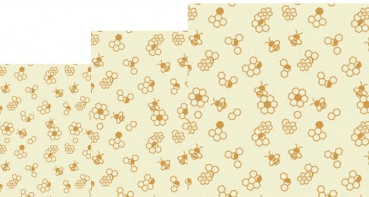 Bienenwachstücher "Honigwaben" 3er Set