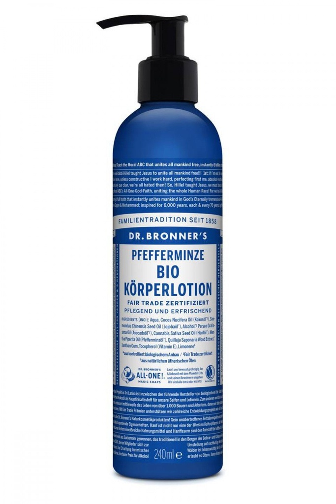 Bio Körpermilch Pfefferminze