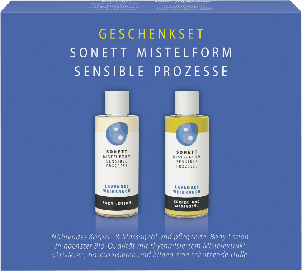 Geschenkset Mistelform Lavendel-Weihrauch