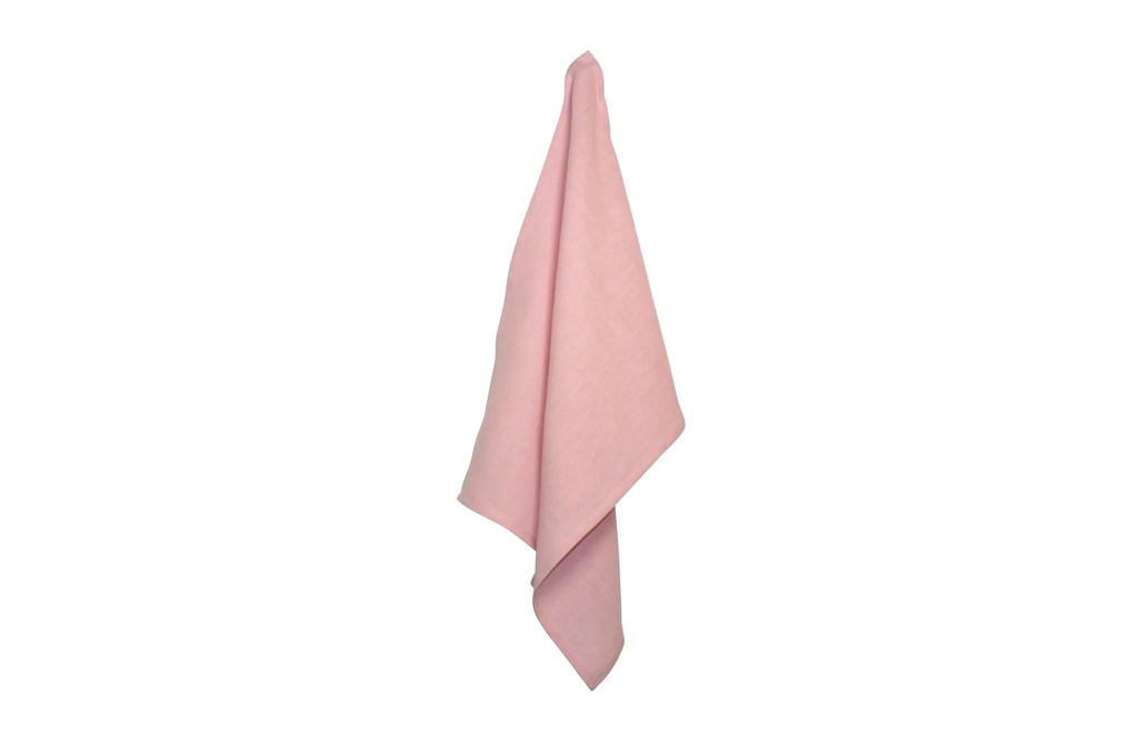 Geschirrtuch aus Leinen in rose