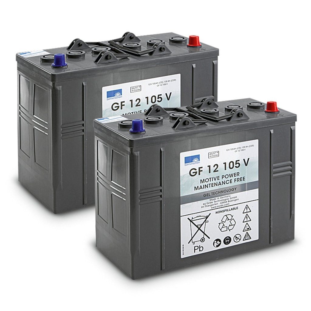 Batteriesatz, 24 V, 105 Ah, wartungsfrei