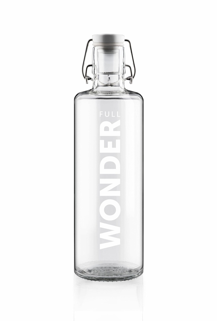 Glasflasche "Wonderfull" 1 Liter