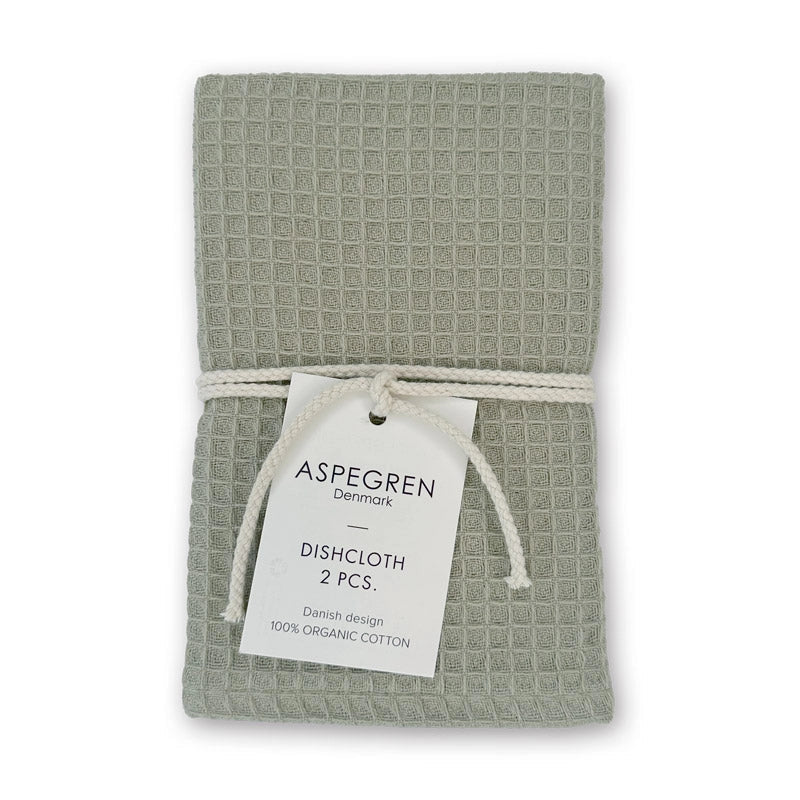 [4540] Geschirrtuch - Bio-Baumwolle - 2er Set - North Green Tea