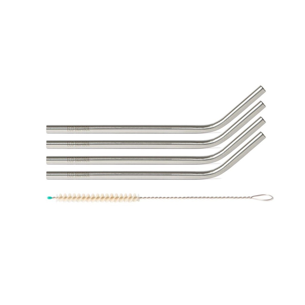 [SKU-706] Trinkhalme gebogen 4er Set
