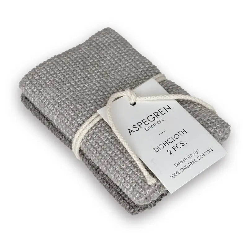 [3563] Spültuch 2er Set - Gestrickt - Blend Gray
