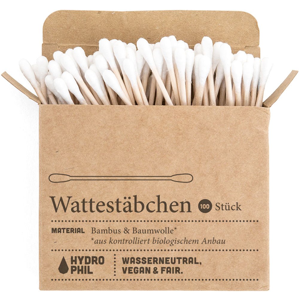 Wattestäbchen Packung mit 100 Stück