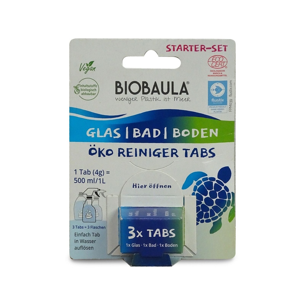 Glas + Bad + Boden - Öko Reiniger Tabs