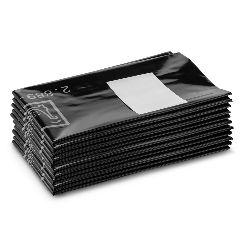 Plastiksack zur staubfreien Entsorgung, 10 x 400 x 245 x 20