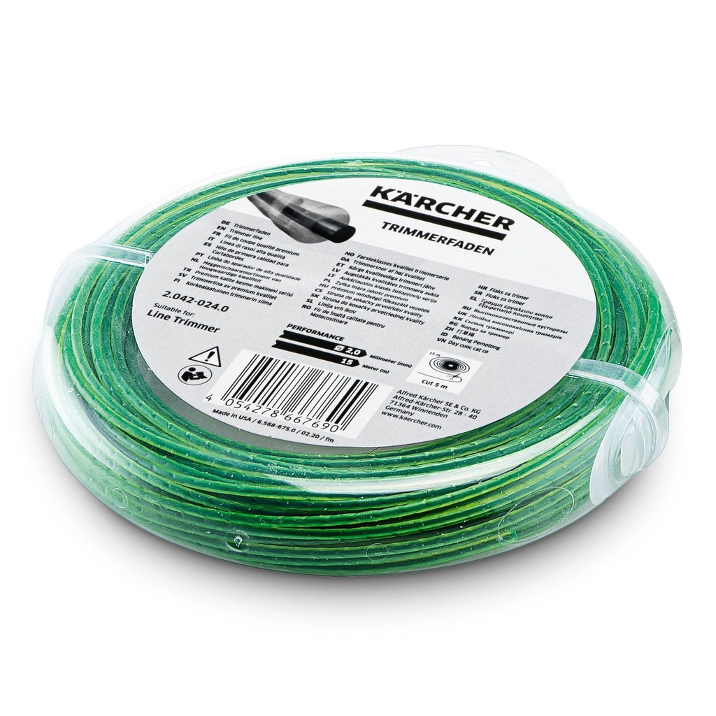 Trimmerfaden 2,0 mm, 15 m