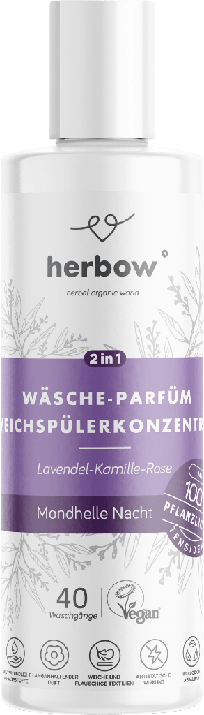 Wäscheparfum & Weichspülerkonzentrat 2 in 1 Mondhelle Nacht