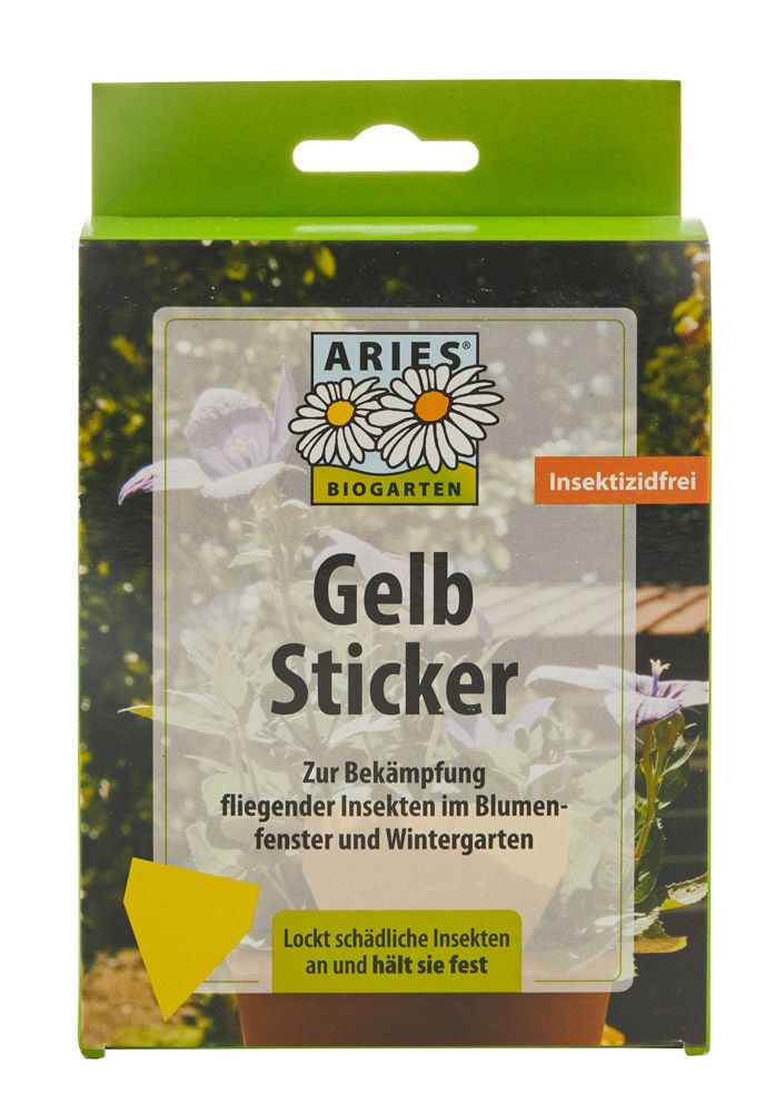Gelbsticker gegen Schädlingsbefall