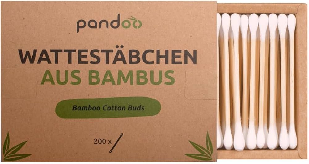 Wattestäbchen aus Bambus