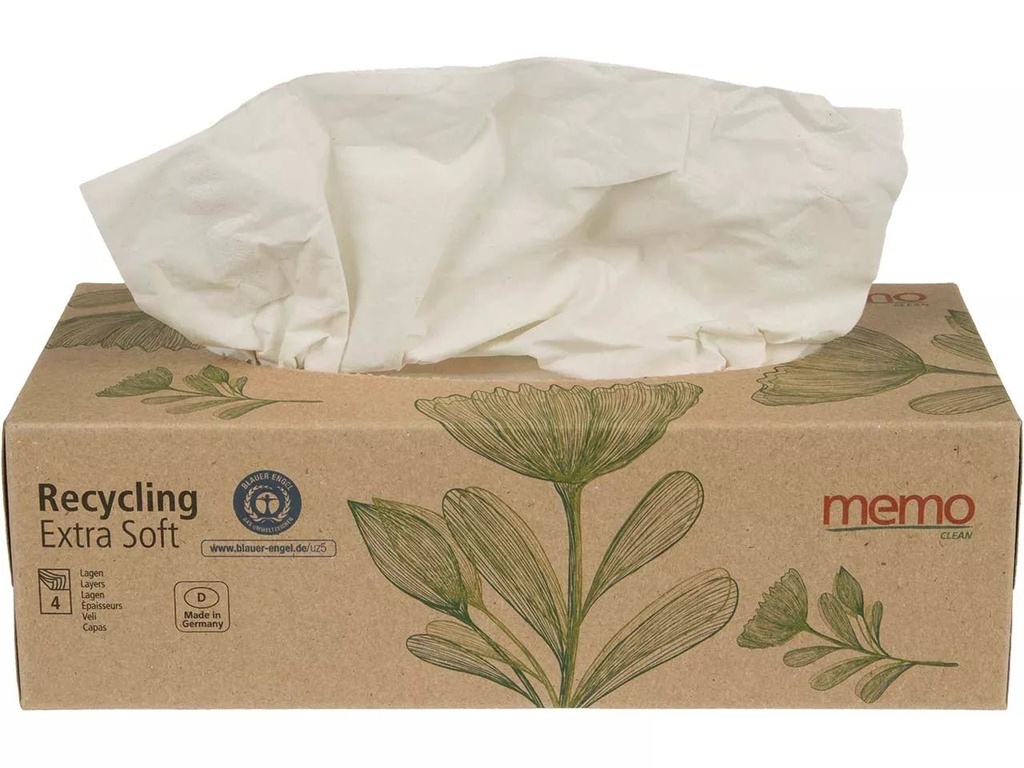 Taschentücher "Recycling Extra Soft" in praktischer Box