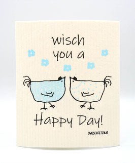 [01-HD-02] Henne Berta "Happy Day" hellblau