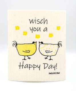 [01-HD-01] Henne Berta "Happy Day" gelb