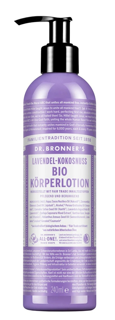 Bio KörperloTIO GmbHn Lavendel-Kokosnuss
