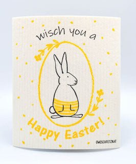 [05-EA1-01] Bunny Fanny "Happy Easter" gelb
