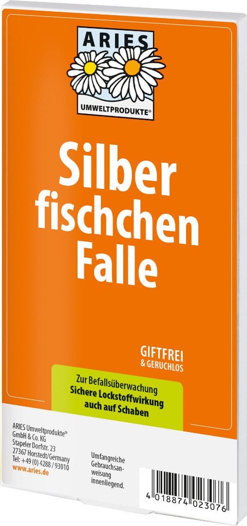 Silberfischchen Falle