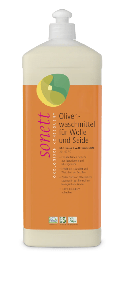 Olivenwaschmittel für Wolle und Seide