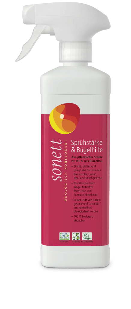 Sprühstärke & Bügelhilfe